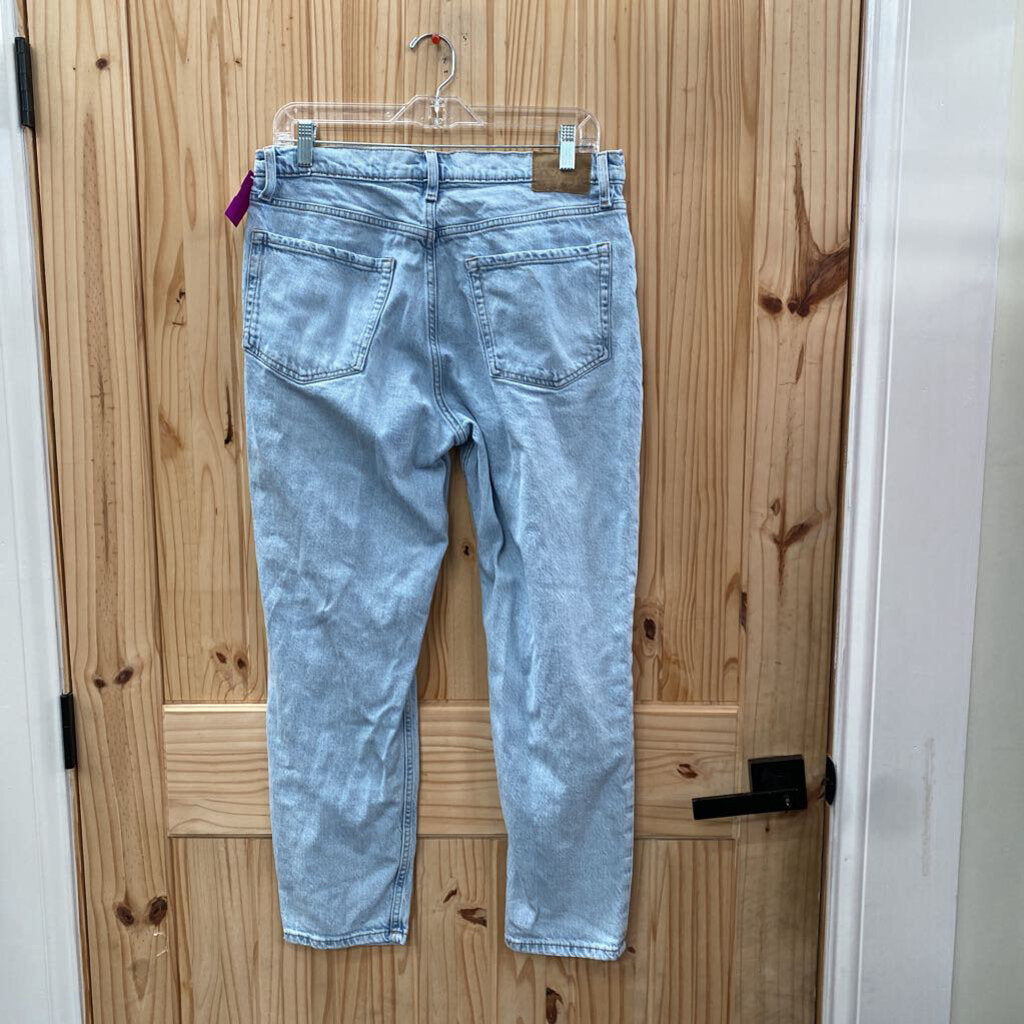 WOMENS AEROPOSTALE LT DENIM JEANS MOM JEAN 12R