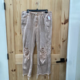 WOMENS VERVET LT RUST DENIM DIST. JEANS 31