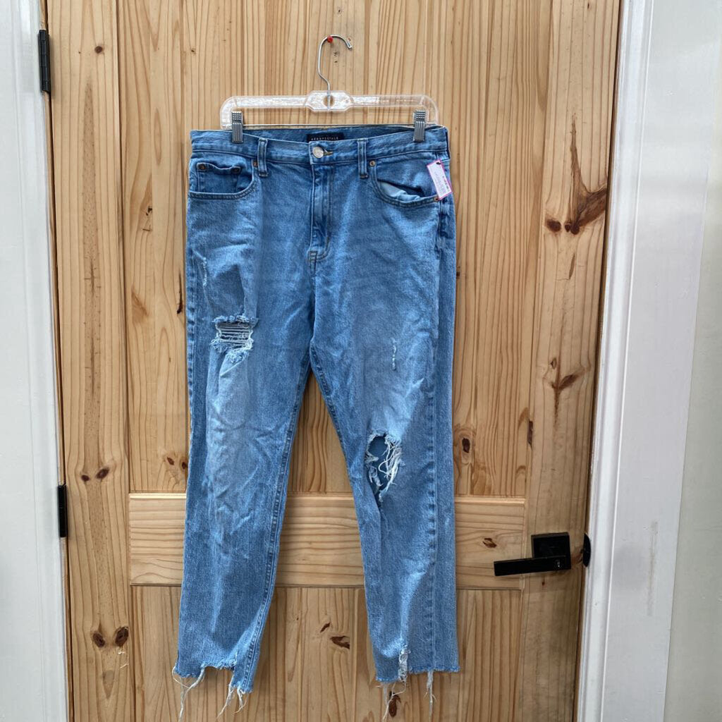 WOMENS AEROPOSTALE DENIM DIST. JEANS 10 REGULAR