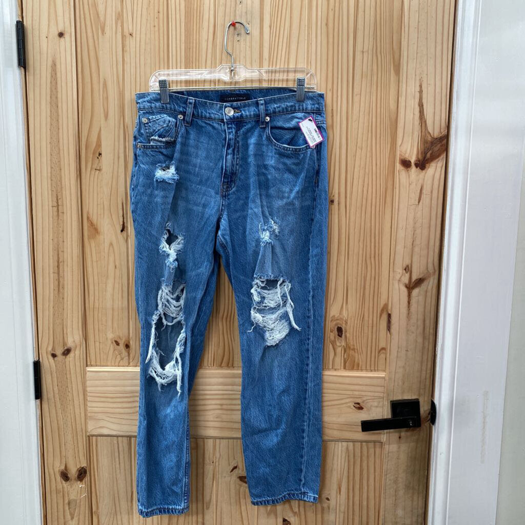 WOMENS AEROPOSTALE DENIM DIST. JEANS 10