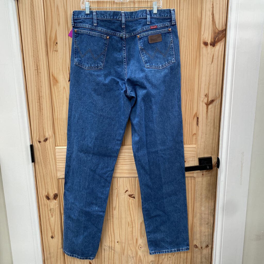 MENS WRANGLER DENIM JEANS 36X36
