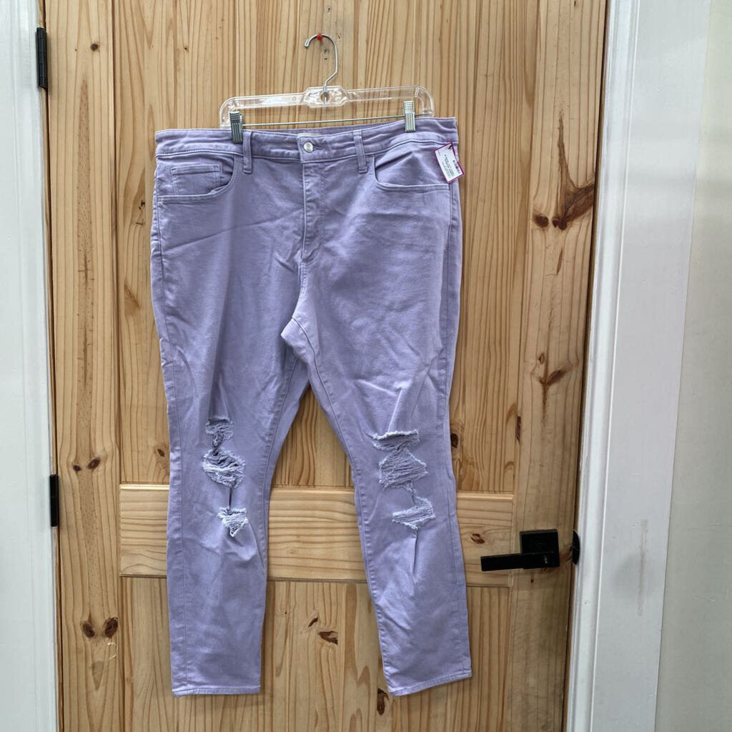 WOMENS UNIVERSAL THREAD LILAC JEANS 18