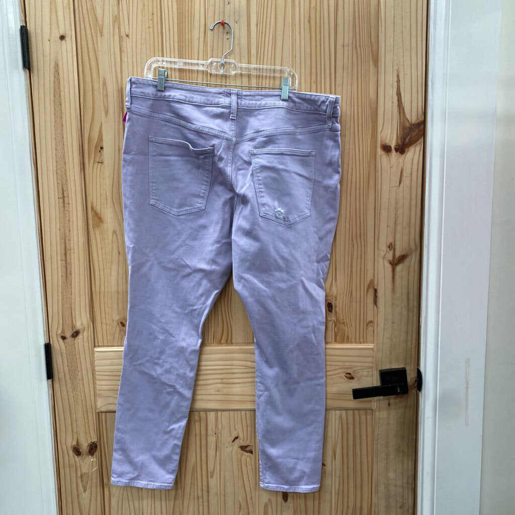 WOMENS UNIVERSAL THREAD LILAC JEANS 18
