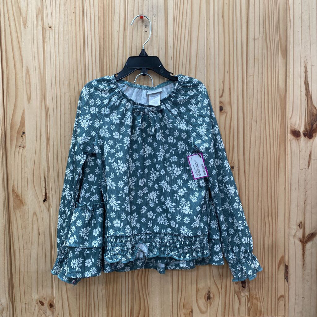 GIRLS NICOLE MILLER 2PC SET GREEN FLORAL 7