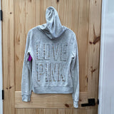 WOMENS VS LOVE PINK GREY JACKET L
