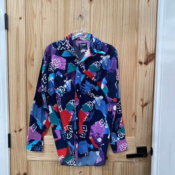 WRANGLER LS BUTTON UP SHIRT MULTI COLOR 15 M
