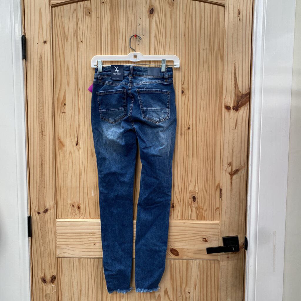 WOMENS RESFEBER DENIM DIST. JEANS 2 NWT