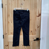 WOMENS VERVET BLK DENIM DIST. JEANS 29