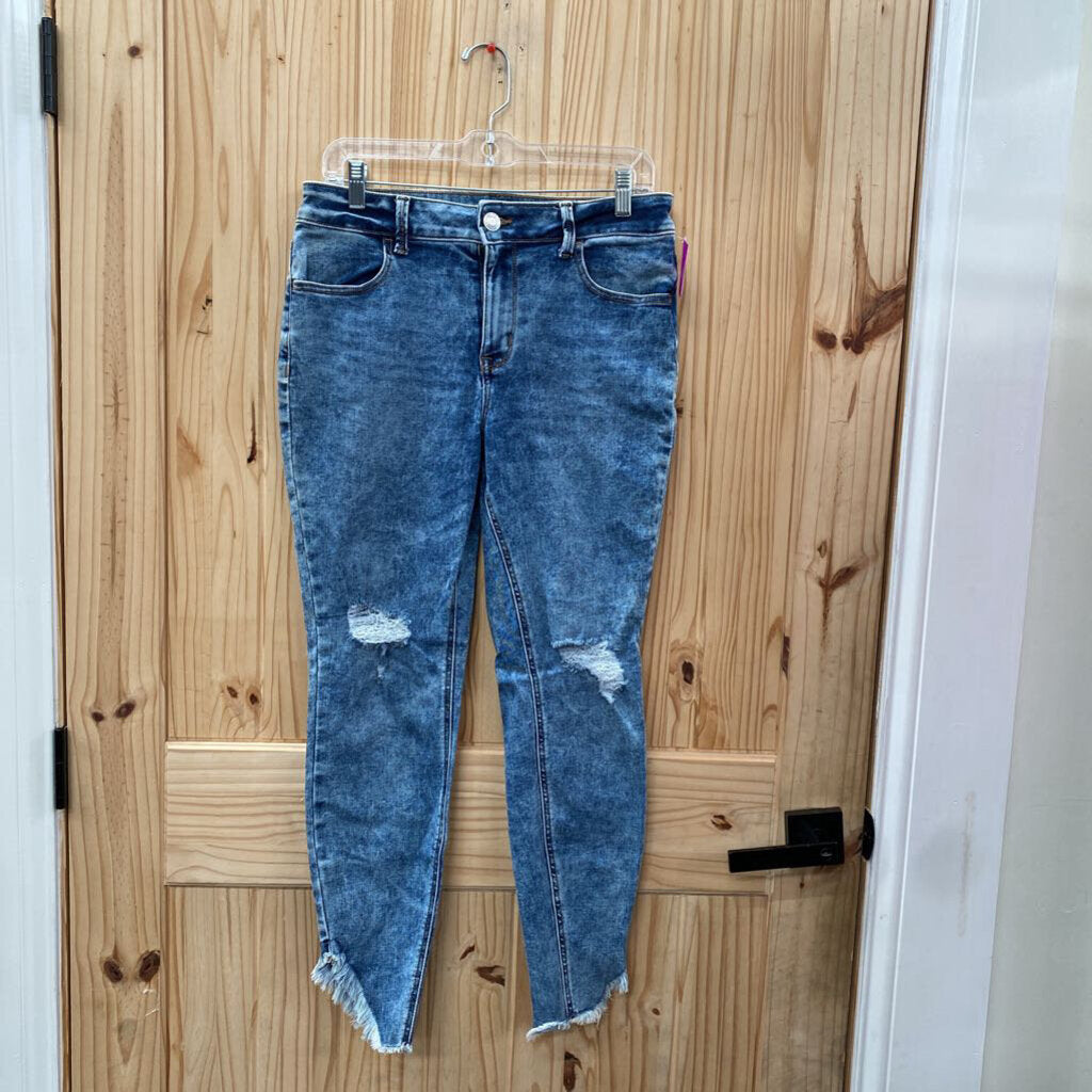 WOMENS MAURICES HIGH RISE DNEIM JEANS M REGULAR