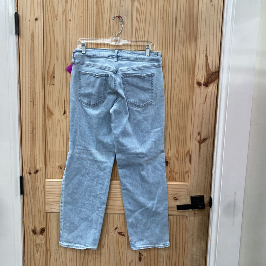 WOMENS OLD NAVY LT DENIM JEANS OG LOOSE 6