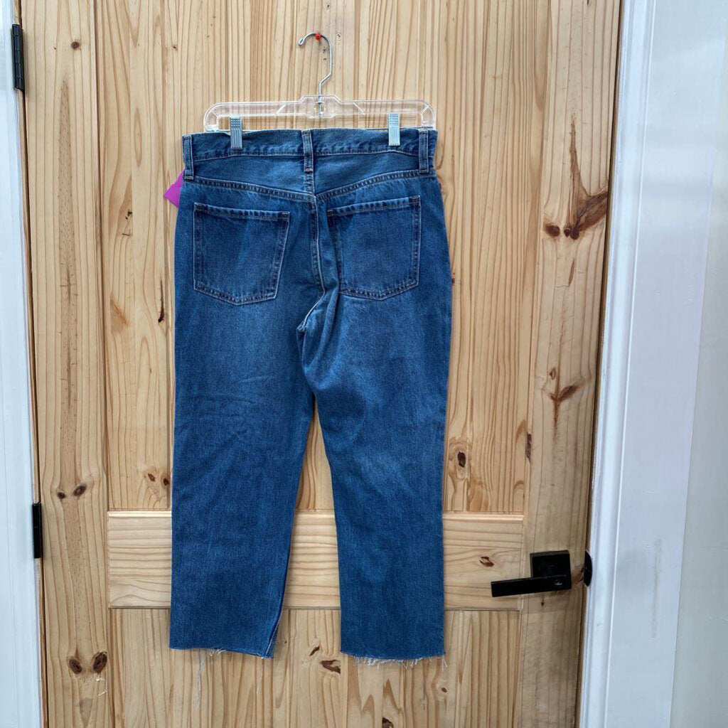 WOMENS OLD NAVY DENIM DIST. JEANS 6 NWT