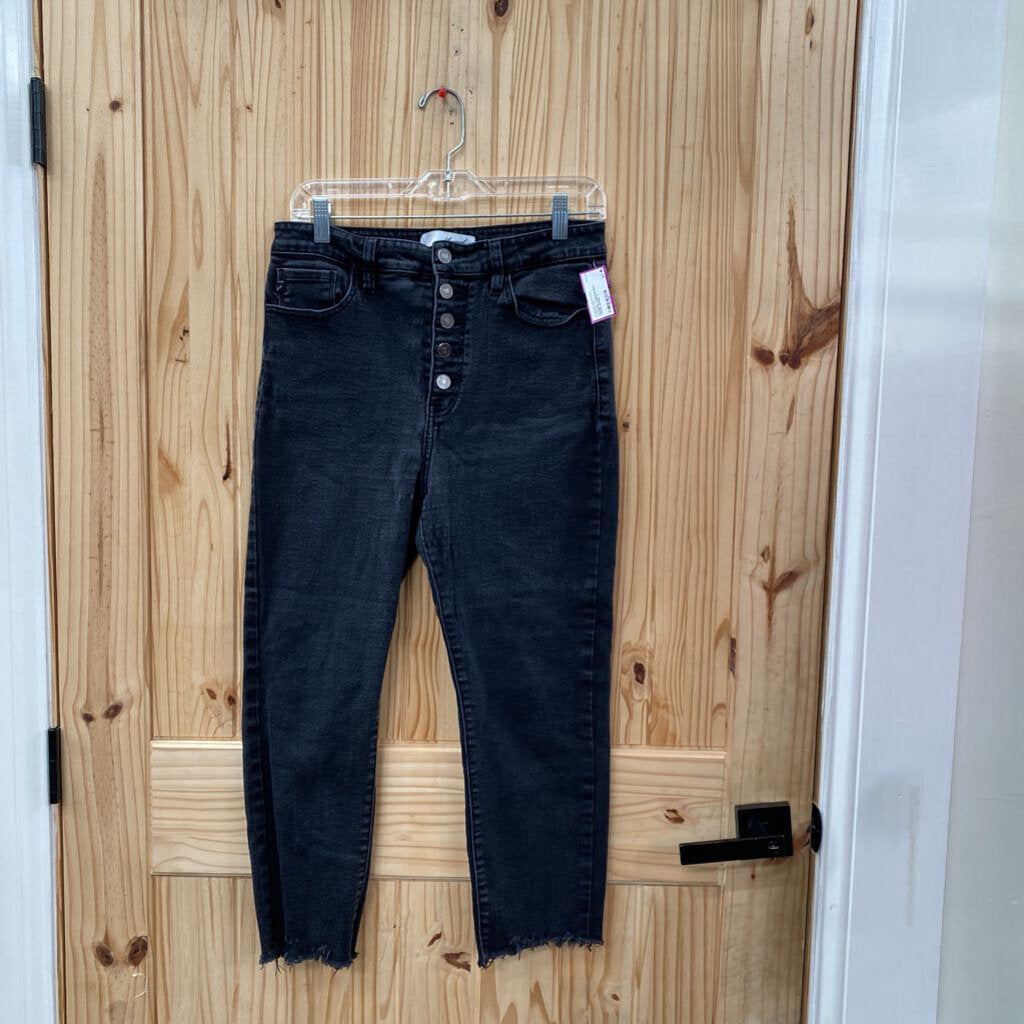 WOMENS KANCAN BLK DENIM JEANS 11