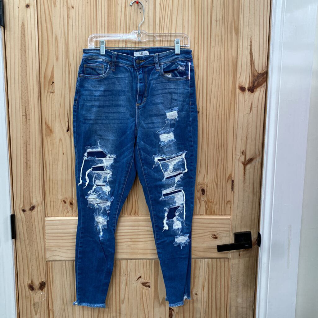 WOMENS CELLO DENIM DIST. JEANS 9