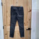 WOMENS VERVET BLK DENIM DIST. JEANS 29