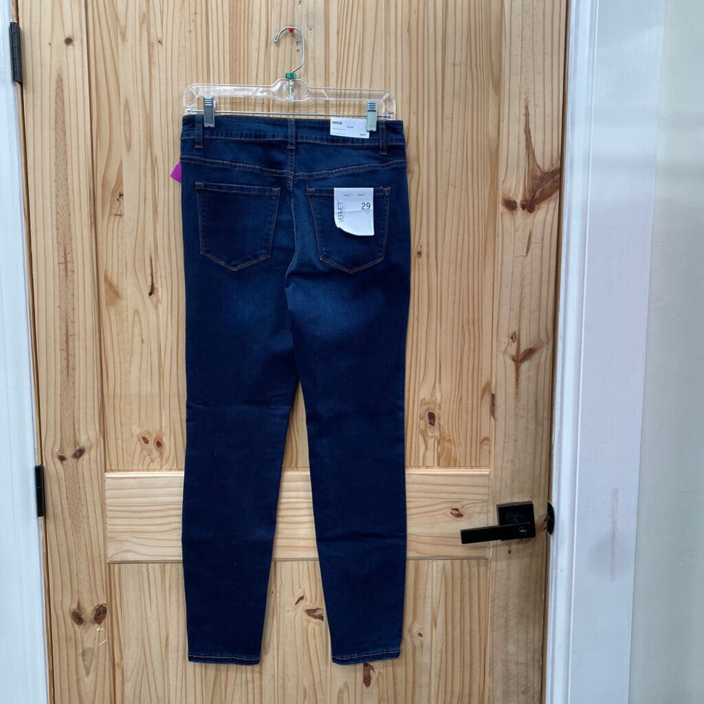 WOMENS VERVET DK DENIM JEANS 29 NWT