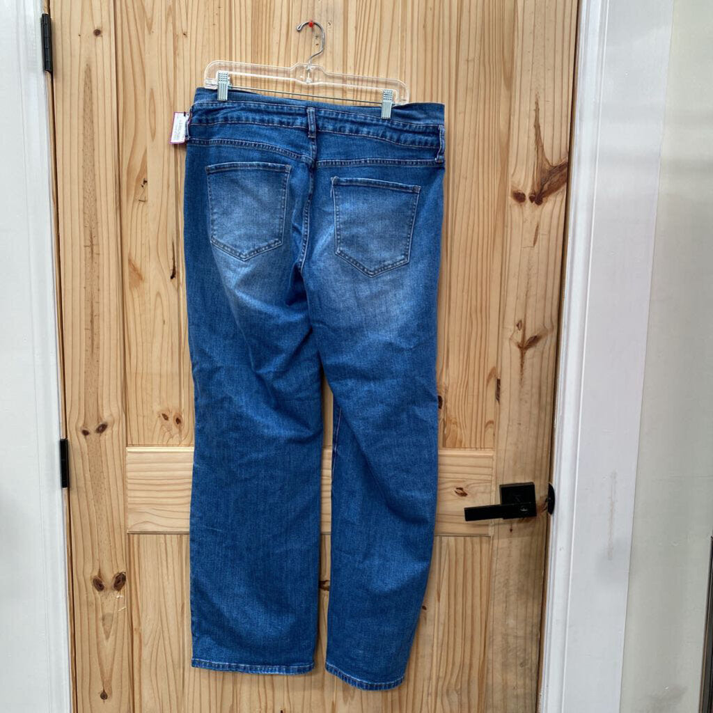 WOMENS FASHION NOVA DENIM DIST. JEANS 14