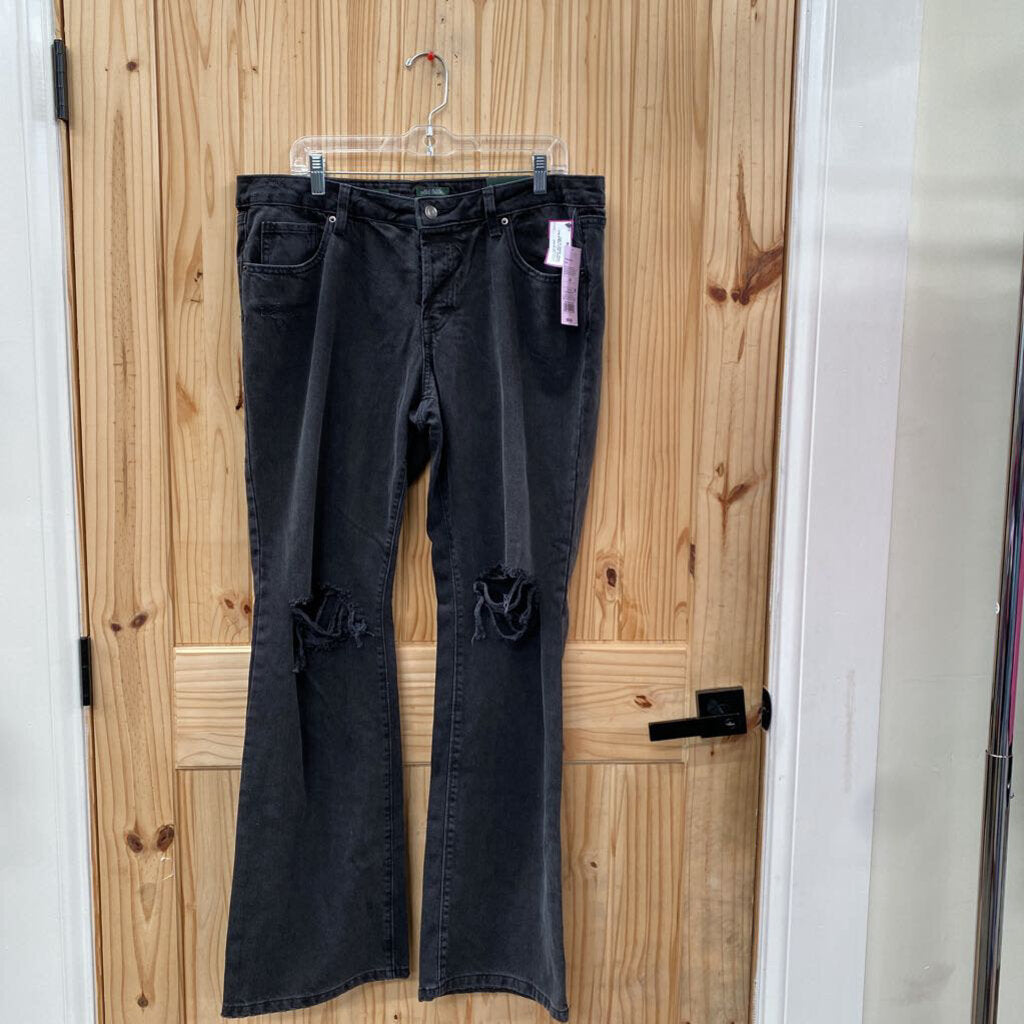 WOMENS WILD FABLE BLK DENIM JEANS 14 NWT