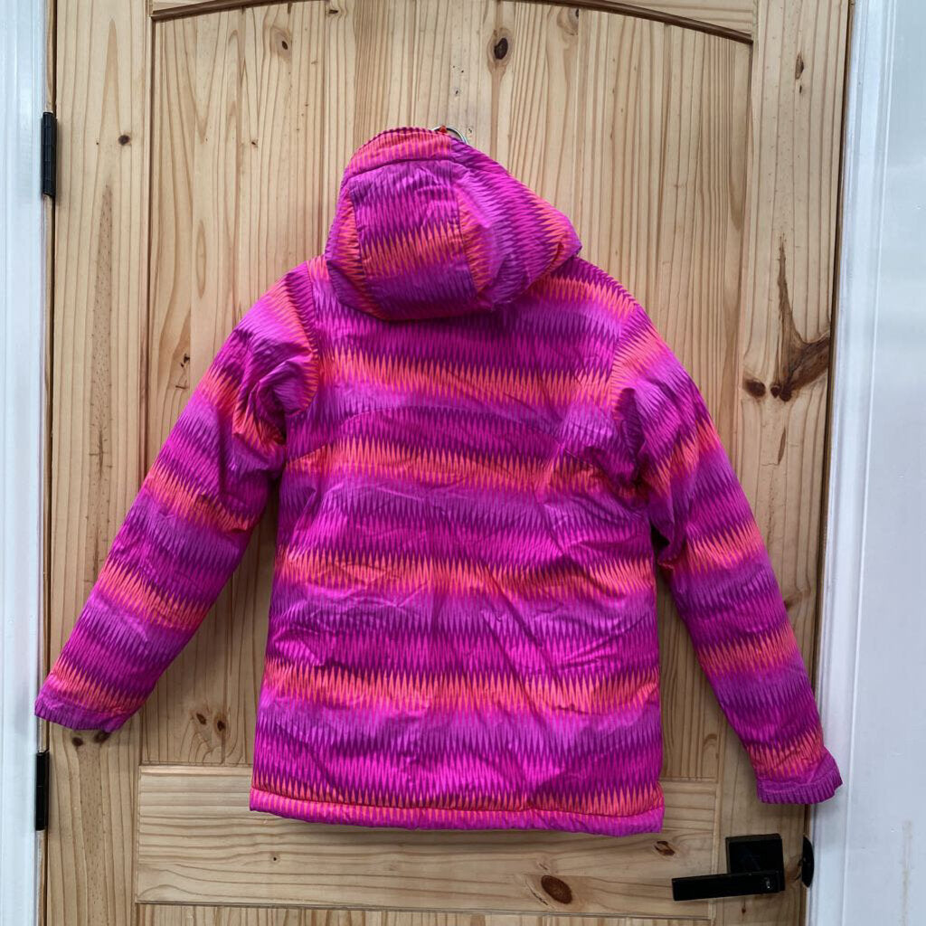 GIRLS COLUMBIA JACKET PINK/PURPLE/ORANGE L 14/16