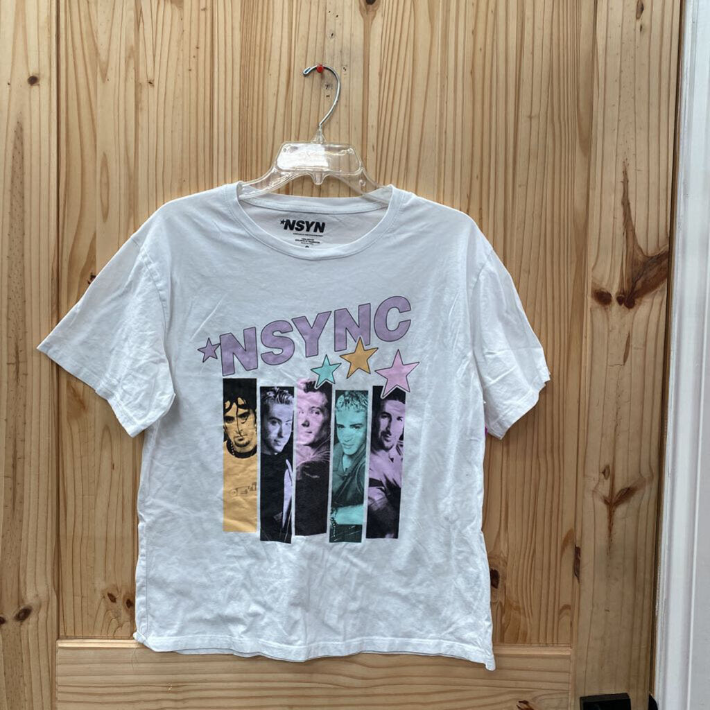 WOMENS NSYNC WHITE T-SHIRT S
