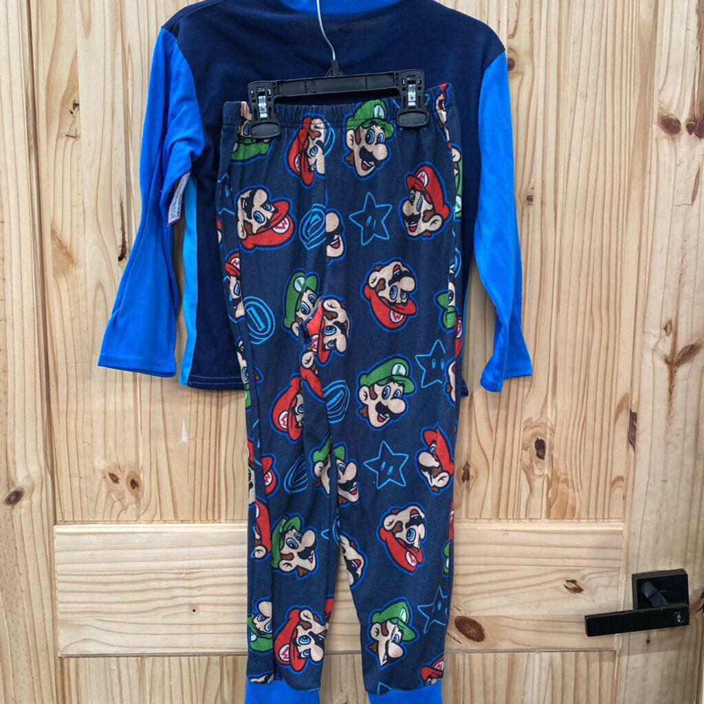 BOYS SUPER MARION 2PC PAJAMA SET SKY BLUE/BLUE 8