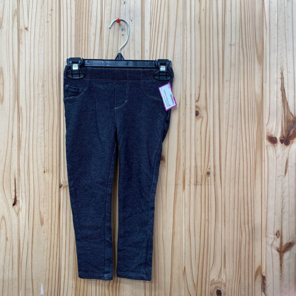 GIRLS LEVIS BLK LEGGINGS 4T