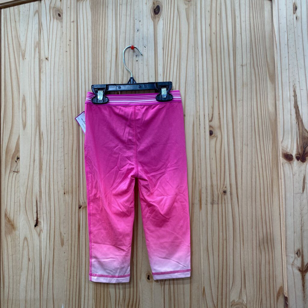 GIRLS UNDER ARMOUR PINK OMBRE LEGGINGS 4T