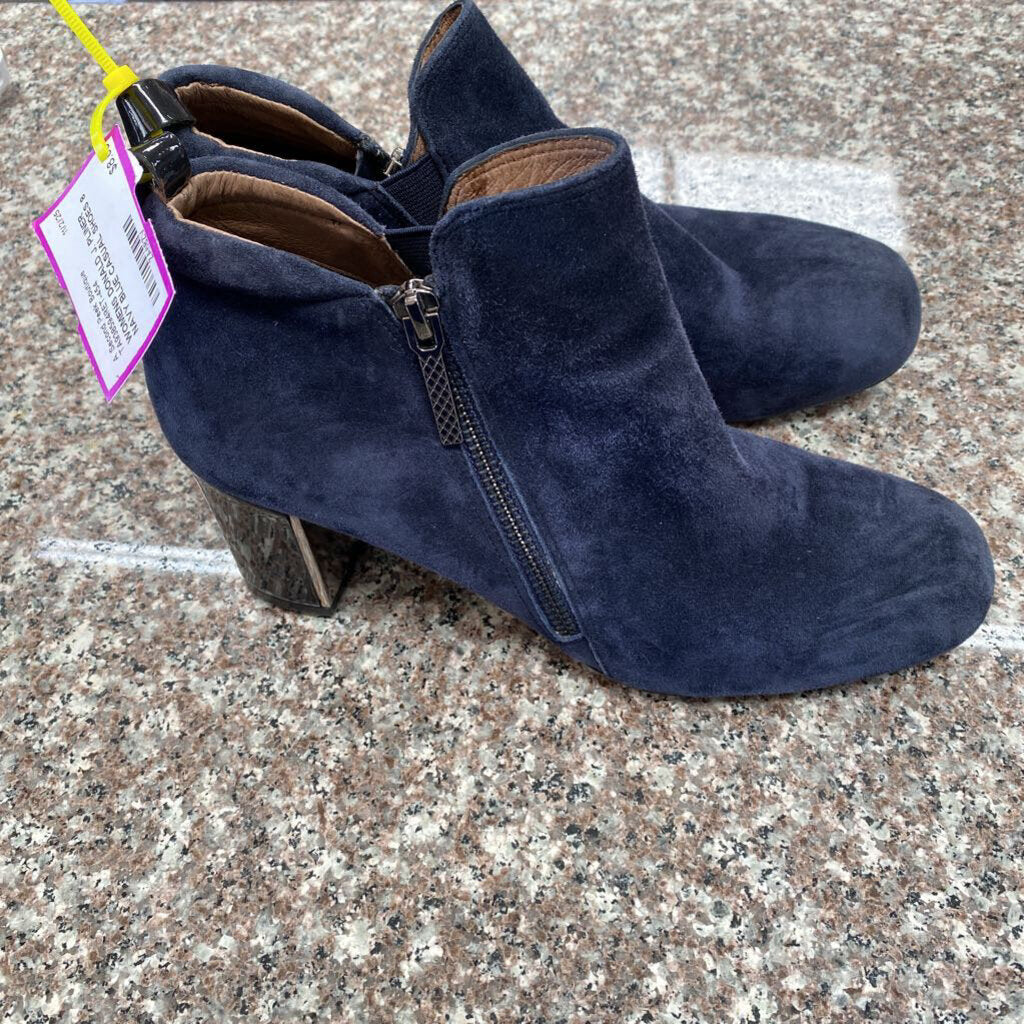 WOMENS DONALD J. PLINER NAVY BLUE CASUAL SHOES 8