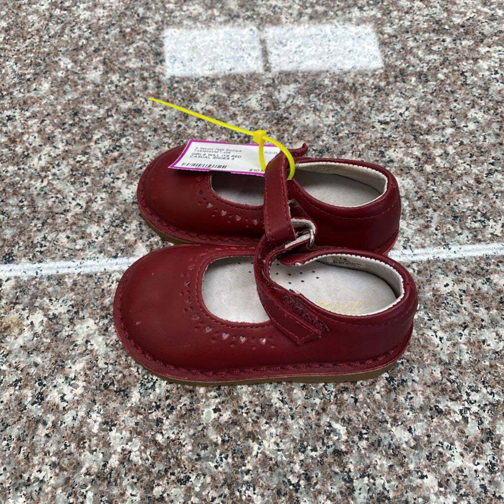GIRLS WILL ITS RED CASUAL SHOES 5