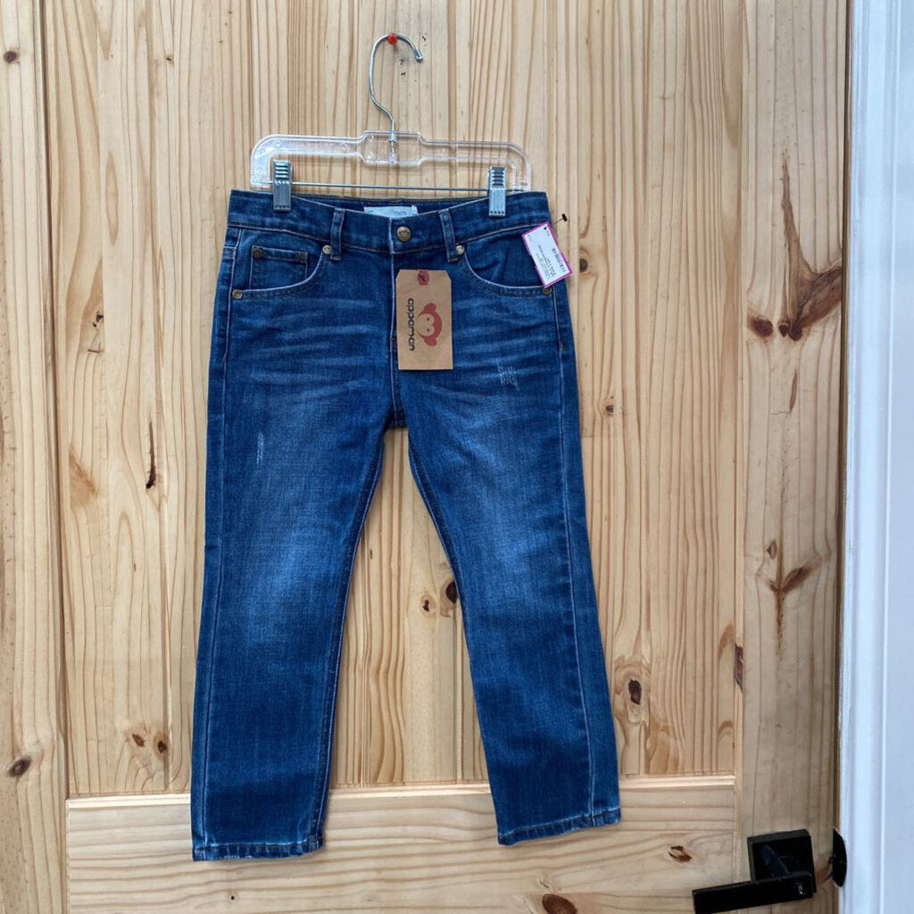 GIRLS APPAMAN DENIM JEANS 5 NWT