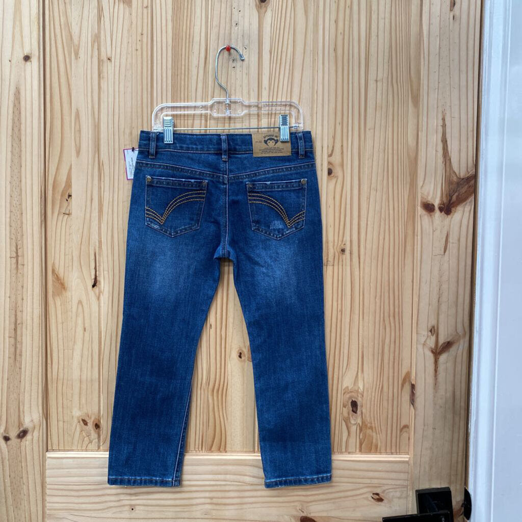 GIRLS APPAMAN DENIM JEANS 5 NWT