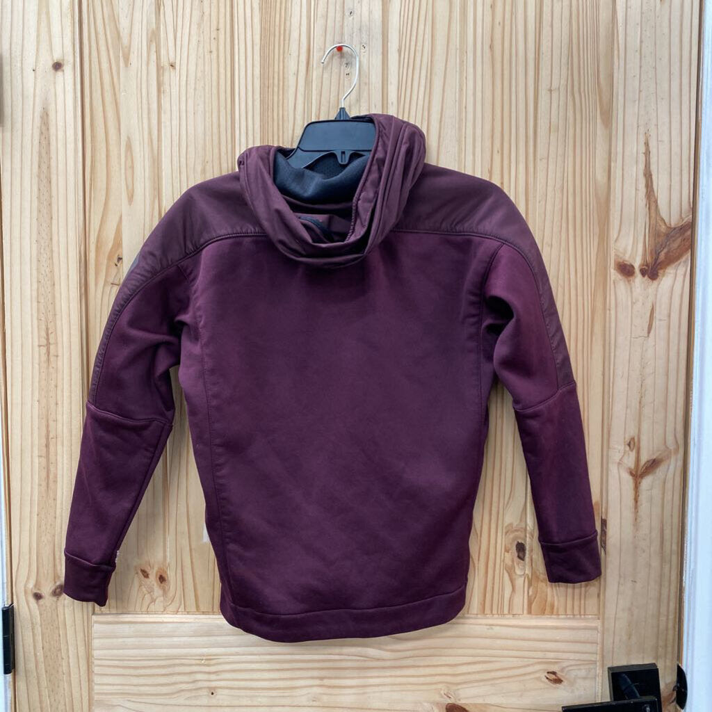 WOMENS ADIDAS BURGUNDY PULLOVER M
