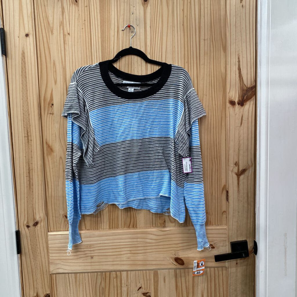 WOMENS WILD FOX LT BLUE/WHITE/BLK M NWT