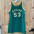 MENS EVANS #53 SL JERSEY GREEN/WHITE/YELLOW L