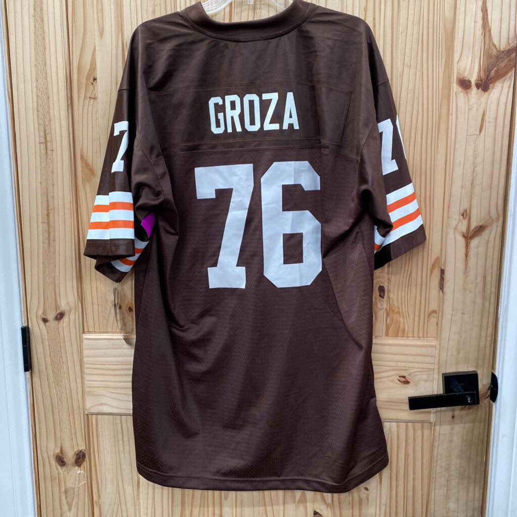 MENS BROWNS JERSEY #76 L