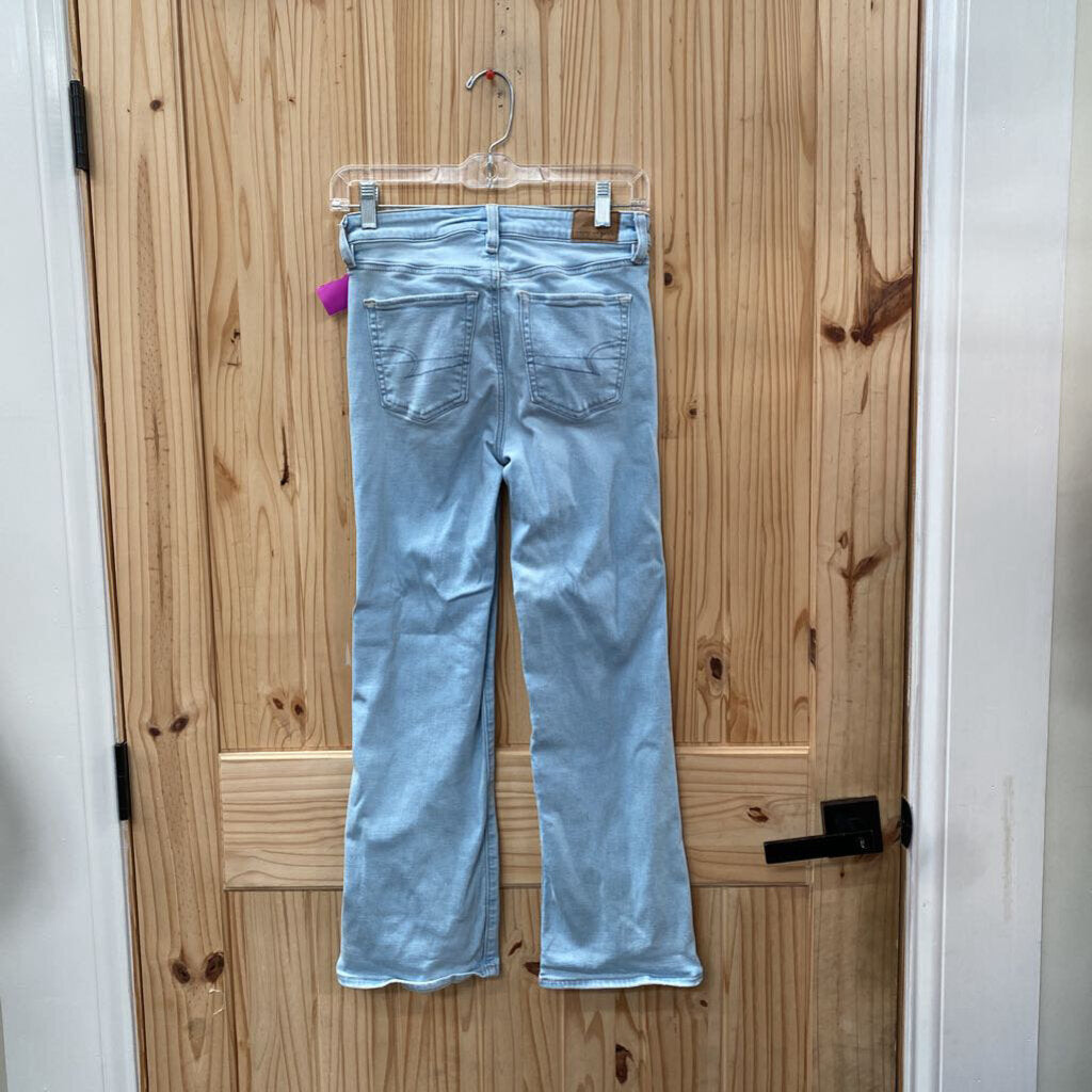 WOMENS AMERICAN EAGLE LT DENIM JEANS 00