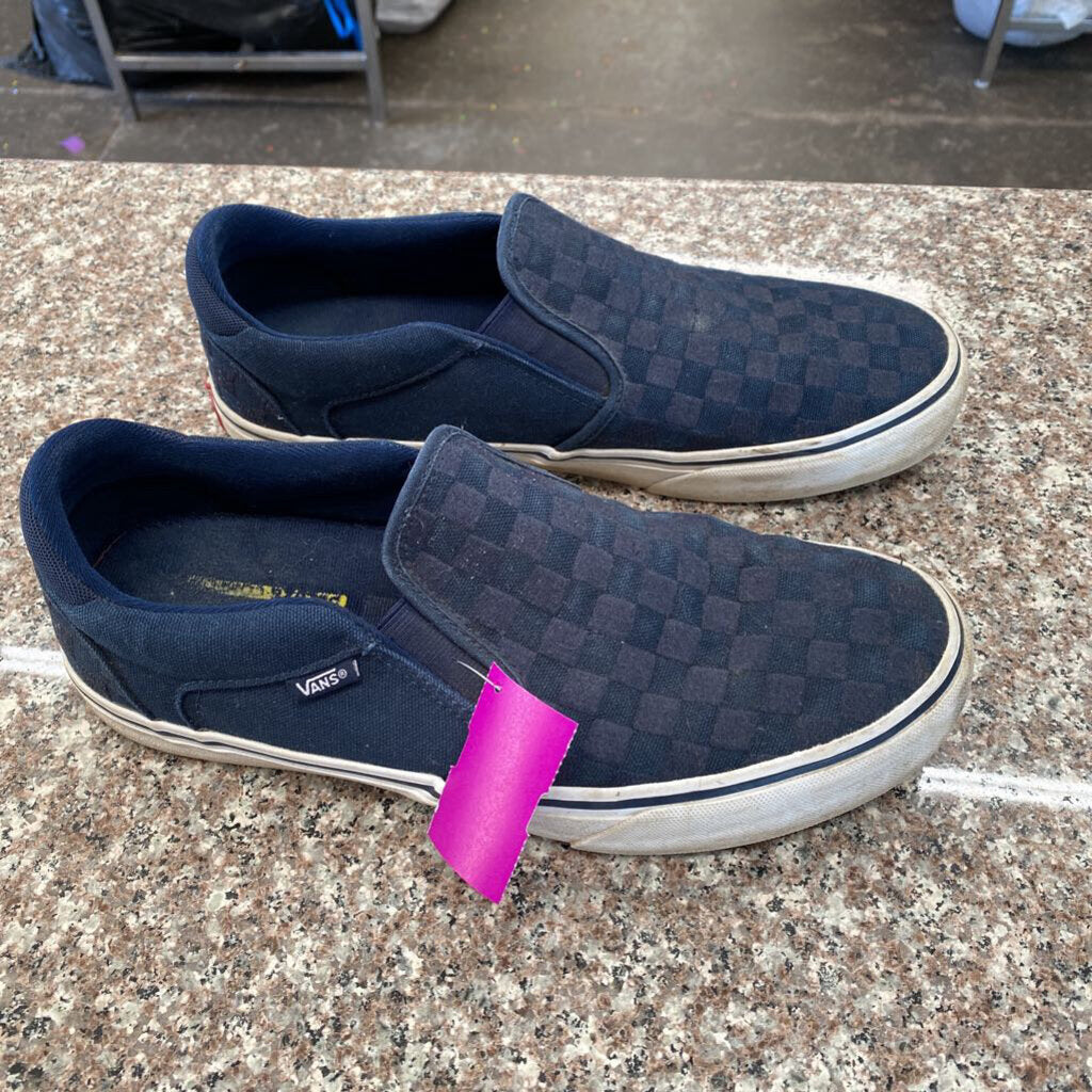 MENS VANS NAVY BLUE SHOES 10.5