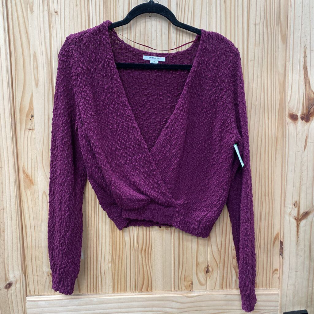WOMENS O'NEILL DK WINE SWEATER M