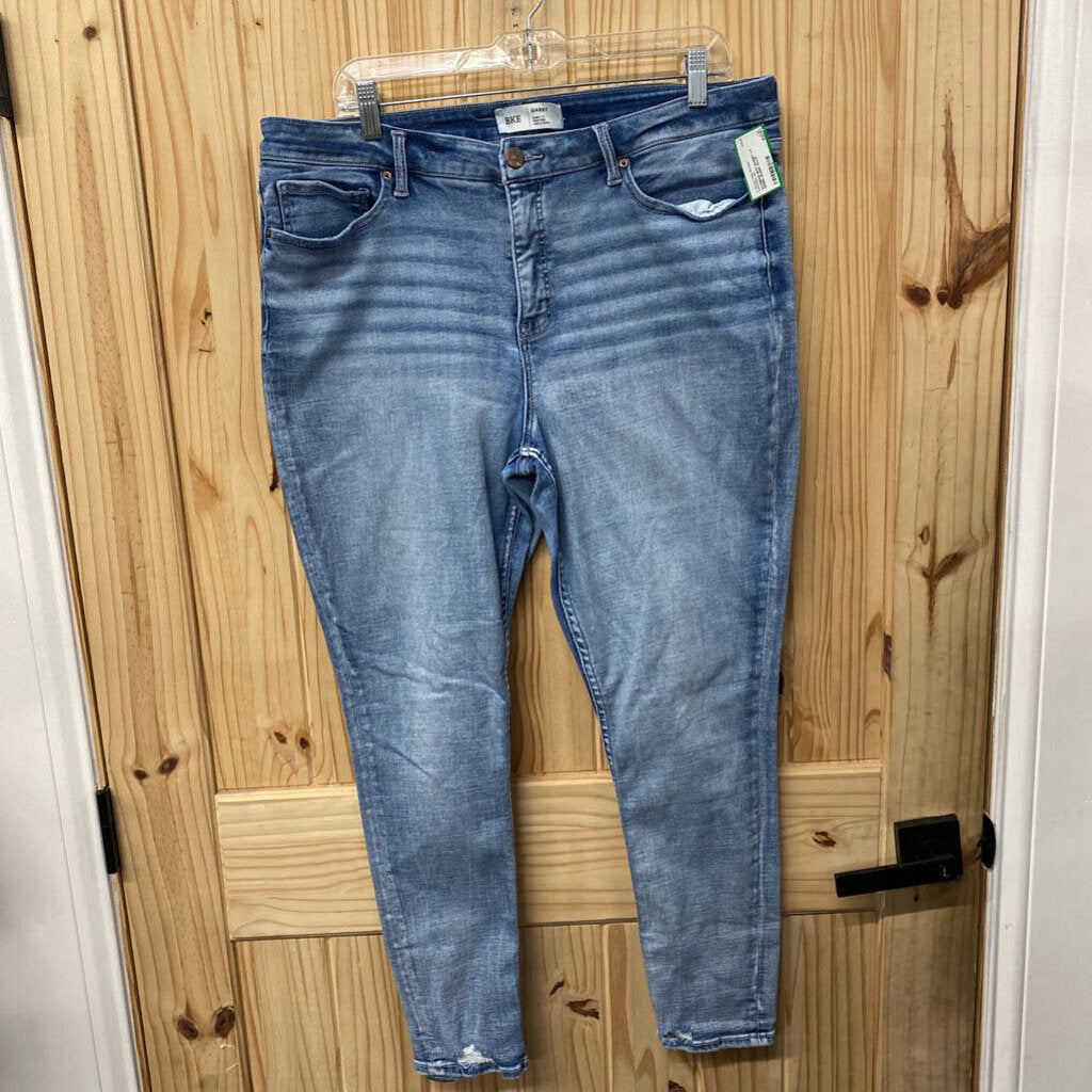 WOMENS BKE GABBY LT DENIM JEANS 33X27