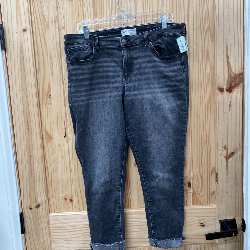 WOMENS BKE PAYTON BLK DENIM JEANS 34