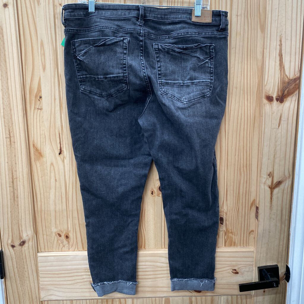 WOMENS BKE PAYTON BLK DENIM JEANS 34