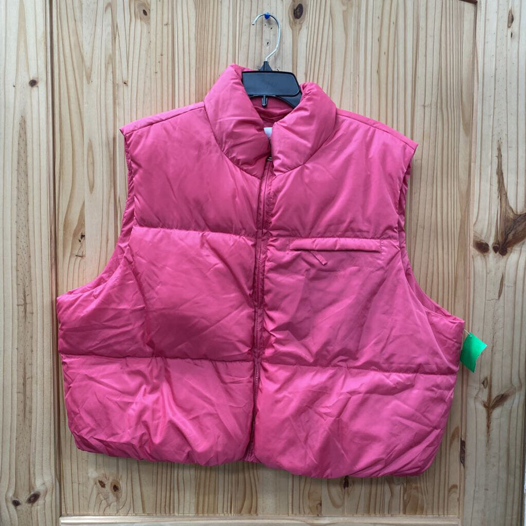 WOMENS FASHIONNOVA PINK VEST 1X NWT