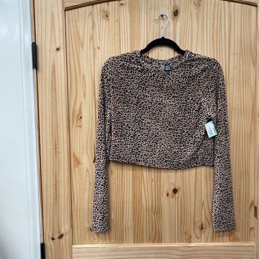 WOMENS SHEIN CASUAL LEOPARD TOP XL