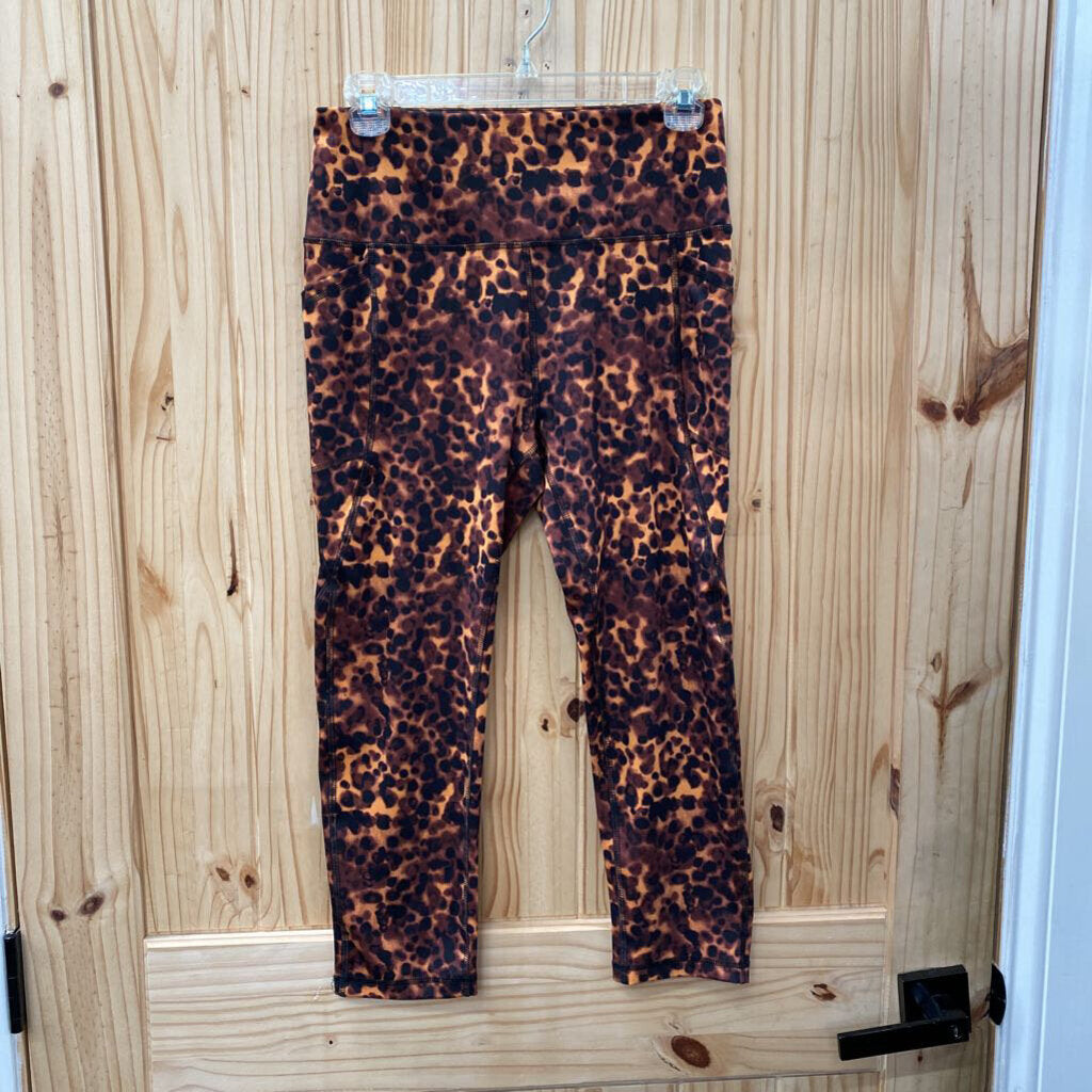 WOMENS GOTTEX LEOPARD LEGGINGS M