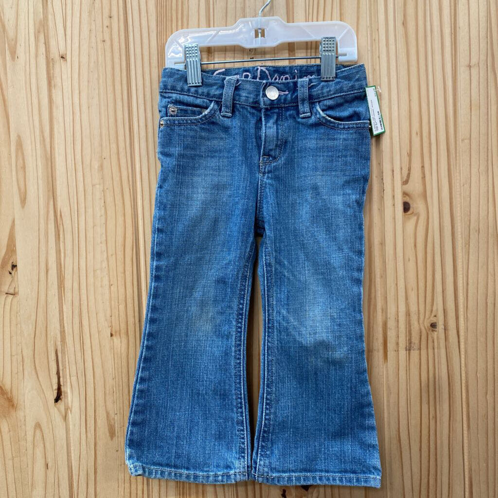 GIRLS GAP DENIM JEANS Y2K 2T