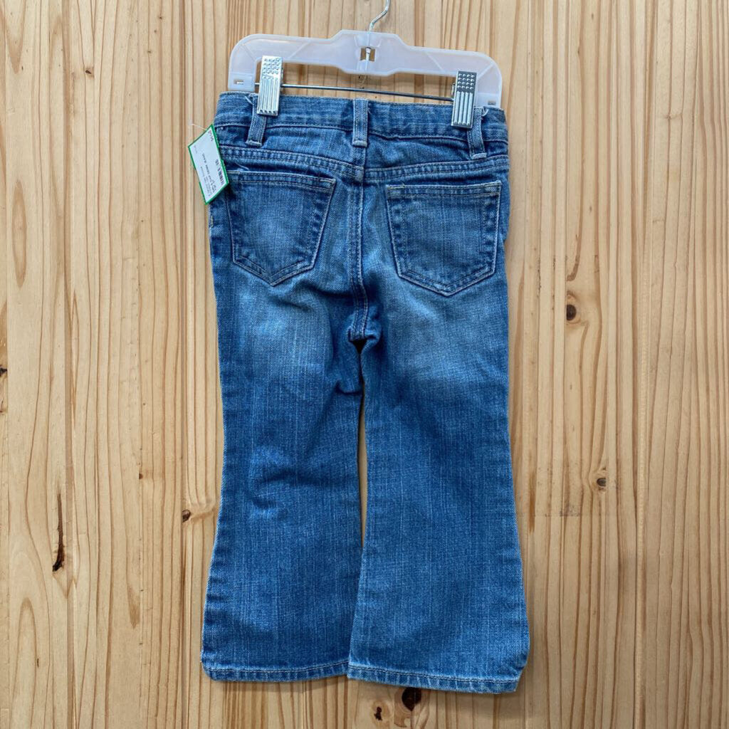 GIRLS GAP DENIM JEANS Y2K 2T