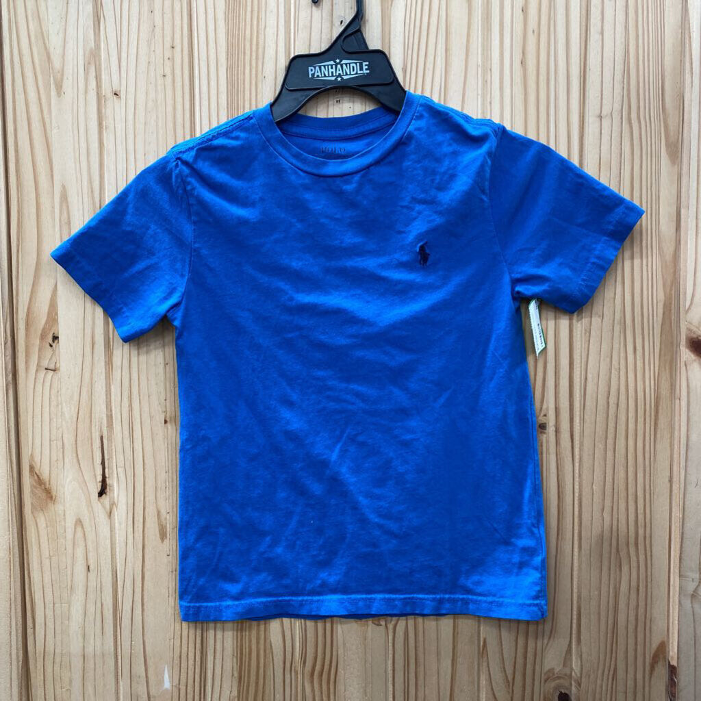 BOYS POLO RALPH LAUREN BLUE SHIRT S 8