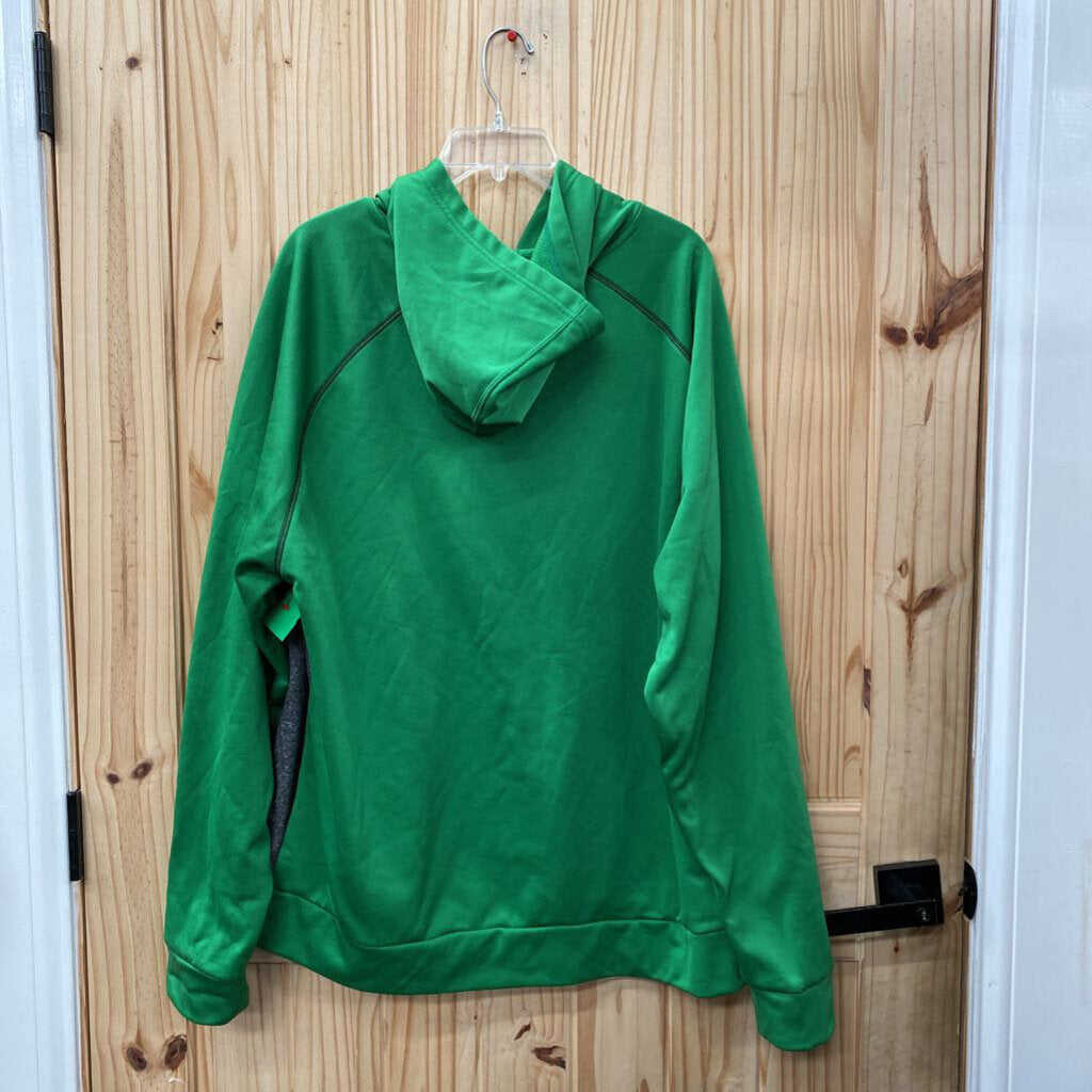 MENS OREGON DUCKS HOODIE GREY/GREEN/YELLOW HOODIE 2XL