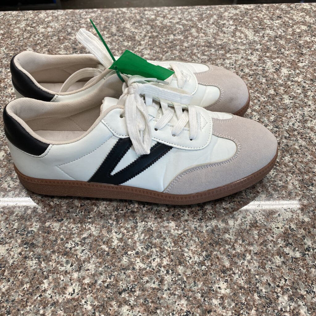 WOMENS CASUAL SHOES TAUPE/WHITE/BLK 43