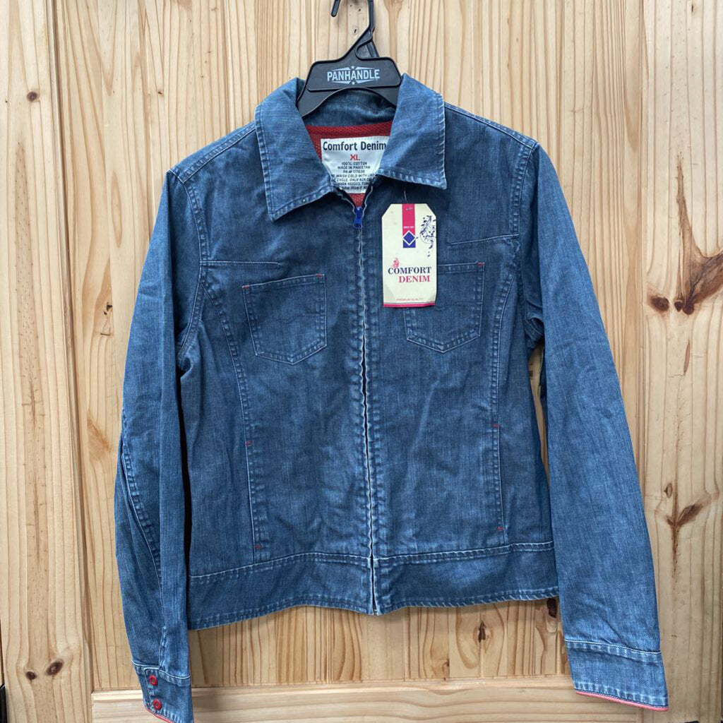 WOMENS COMFORT DENIM JACKET XL NWT