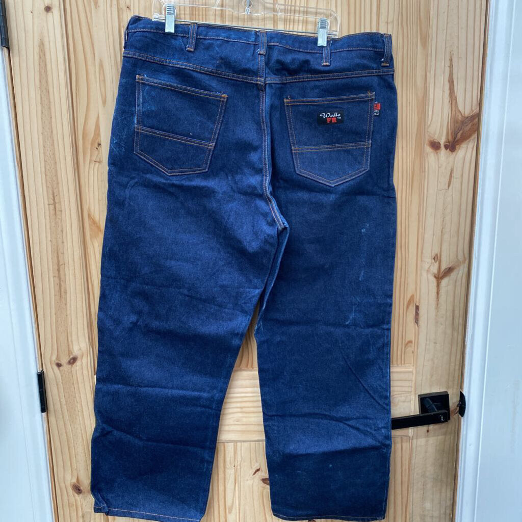 MENS WALLS FR DK DENIM JEANS 42X30